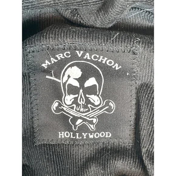 New Marc Vachon Hollywood Pine Green Velvet Fedora Rocker Hat 60cm / 24” Sz L